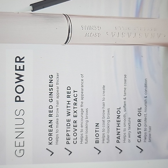 ANASTASIA BEVERLY HILLS BROW GENIUS SERUM & CRYSTAL LIP GLOSS ( NIB). - Picture 5 of 8